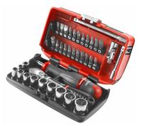 Coffret douilles 1/4'' 6 pans métriques 5,5 à 14 mm FACOM RL.NANO1PB