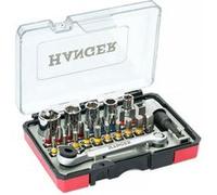 Coffret douilles 1/4'' + embouts de vissage 27 pièces - HANGER - 250015 G