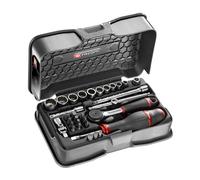 Coffret douilles 12 pans en pouces et embouts 31 pièces 1/4' - FACOM - R.161-4P12U