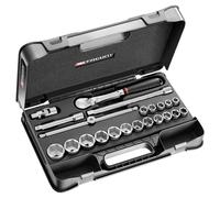 Coffret douilles 6 pans en pouces 22 pièces 1/2' - FACOM - SL.161-2P6U