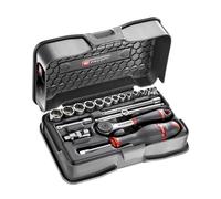 Coffret douilles 6 pans métriques 19 pièces 1/4' - FACOM - R.161-3P6