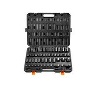 Coffret Douilles à Chocs 3/8 1/2 59PCs à 6 Pans Kit pour Clé à Cliquet