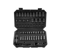 Coffret Douilles à Chocs 55PCs 1/4 6 Pans Kit pour Clé à Cliquet Atelier