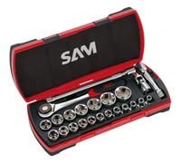 Coffret de 23 douilles et accessoires SAM - 75SH23