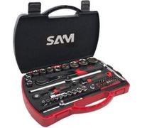 Coffret douilles et accessoires 1/4' 1/2' - SAM OUTILLAGE - 75-SHR60 G