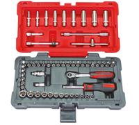 KS Tools – Caisse à outils complète 1/4 922.0654 – Coffret douilles et embouts 4–14 mm, 54 pièces