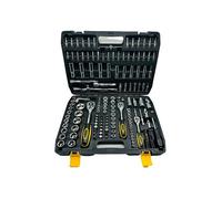Coffret douilles et cliquets - NEMURA - 172 pièces - Chrome-vanadium - Cliquets 1/4"" 3/8"" 1/2"" - Coffret robuste