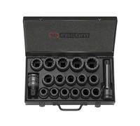 Coffret douilles impact 3/4” 12 pans métriques de 19 à 42 mm - FACOM - NKD.500