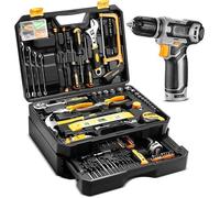 Coffret d'outils - AUTREMENT - 238 pièces 12V - Perceuse-visseuse 12V - Batterie 1.5Ah USB-C - Malette avec tiroir