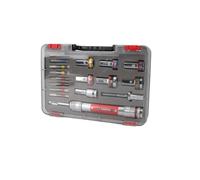 Coffret D'outils avec Rallonge Robuste | Portable, Jeu Douilles à Choc, Compact, Coffret Douilles avec Rallonges, pour Atelier, Chantier, Professionnels