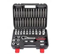 Coffret d'outils de mécanicien Outil Retrait D'écrou Jambe Force D'amortisseur Jeu Douilles Jambe Force Spéciale Voiture Écrou Supérieur Manchon D'outil D'installation 50 Pièces