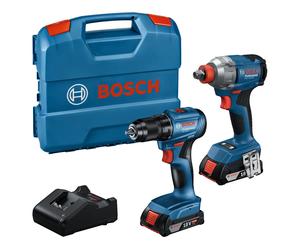 Coffret d'outils sans fil BOSCH (GDX 18V-285 + GSB 185-L) 06019N2123