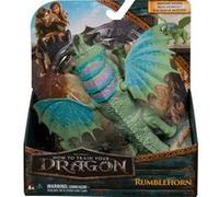 Coffret dragons cornebrute juvénile avec battement des ailes - set figurine rumblehorn et 1 carte - personnage