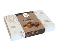 Coffret du confiseur L’artisan Chocolatier - Assortiment d’orangettes, de clémentines tranches et de mendiants 170gr