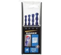 Coffret duo 8 forets Ceramik DIAGER - Ø 3/4/5/6/7/8/9/10 mm - 239B G