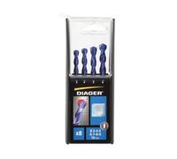 Coffret duo 8 forets Ceramik DIAGER - Ø 3/4/5/6/7/8/9/10 mm - 239B