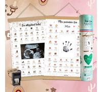 Coffret duo bébé & grossesse - flamant