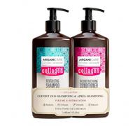Coffret Duo Collagène Shampoing + Après-shampoing hydratants - Volume & hydratation, tous types de cheveux - 2 x 400 ml