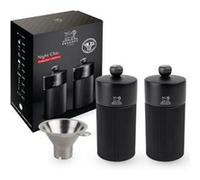 Coffret Duo line 12 cm noir mat et son entonnoir - Peugeot - Noir - Bois G