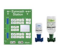 Coffret Duo Rincage des yeux 15 minutes - avec Solution Neutre 500mL et Saline 1000mL - PLUM