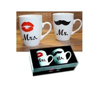 Out Of The Blue – Set de coupes partenaires Mr & Mrs – Cadeau de mariage