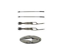 Coffret d'Ustensiles Crustacés "5 Pièces" 20cm Gris Gris G