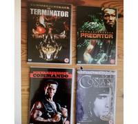 Coffret Dvd Arnold Schwarzenegger 4 Films : Predator, Terminator, Commando, Conan Le Barbare