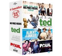 Coffret DVD Comédie - Pegg Simon - Paul, Ted, Albert à l'ouest - Tous publics - 4 films