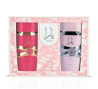 Lattafa Anniversary Edition - Pack Yara & Yara Candy Eau de parfum (100 ml + 100 ml) | Parfums exclusifs pour femme | Doux, floral et sophistiqué