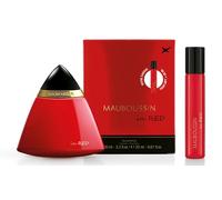 Mauboussin - In Red 100ml + 20ml (Travel Spray) - Eau de Parfum Femme - Senteur Orientale, Florale & Boisée
