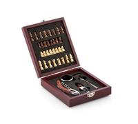 Coffret échiquier et oenologie - Jeux d'echecs et accessoires de vin