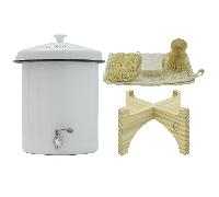 Coffret Ecofiltro 5 litres Blanc - Filtre à Eau, Support, Kit d'entretien (filtre les PFAS)