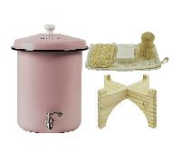 Coffret Ecofiltro 5 litres Rose - Filtre à Eau, Support, Kit d'entretien (filtre les PFAS)