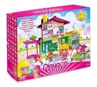 Coffret ecole pinypon - salles de classe 3 figurines 30 accessoires - cours academie - set jouet mini poupees et carte