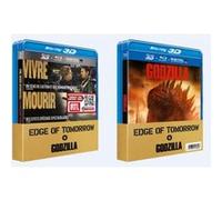 Coffret Edge of Tomorrow, Godzilla Blu-Ray 3D + Blu-Ray + Copie Digitale E