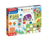 Coffret éducatif 8 jeux en 1 clementoni