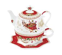 COFFRET EGOISTE TASSE 35CL ET THEIEIRE 45CL EN PORCELAINE