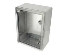 Coffret Électrique Mural Étanche IP65 400x300x170 mm - Boîtier de Distribution ABS avec Porte Transparente et Plaque de Montage Galvanisée - Installation Intérieure et Extérieure - Horoz Electric