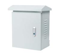 Coffret Électrique, Armoire de Commande Extérieure, avec Serrure et Plaque Montage, Panneau de Porte Renforcé, Gamme Complète Tailles, Installation Facile(40x30x20cm)