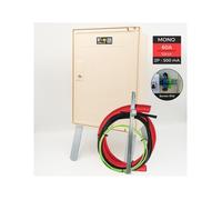 Coffret électrique de chantier - CARRÉ ROUGE - CO3060B3LC - 3 m - Monophasé 12 kW - Bornier IP2X