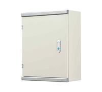 Coffret Electrique en Acier Laminé à Froid, Boite Derivation Extérieur Étanche IP66 avec Serrure et Panneau de Montage Interne, Boîtier avec Cadre en Alliage D'aluminium(40x50x20cm/16x20x8in)