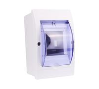 Coffret Electrique en Plastique, Boîte de Distribution Électrique pour Disjoncteur, Fixation Murale Intérieure avec Couvercle Transparent en Plastiquelectrique(X-Small)