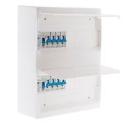 Zenitech - Coffret électrique équipé 26 modules - T1/T2 - 8 disjoncteurs