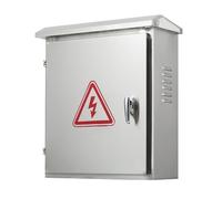 Coffret Electrique Etanche, Boite de Derivation en Acier Inoxydable avec Serrure Renforcée et Plaque de Montage, Conception Monobloc avec Ventilation, Étanchéité IP65(50 * 60 * 25cm/20 * 24 * 10in)