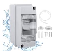 Coffret Electrique Etanche Exterieur 2 Modules Coffret Etanche Boitier Etanche Electrique Boîte à Fusibles Exterieur Boîtier Electrique IP65 pour Disjoncteur Mural