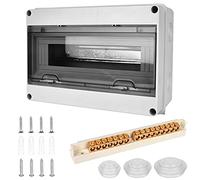 Coffret Electrique Etanche Exterieur: Boîte Etanche Electrique Exterieur IP65, Tableau Electrique 1 Rangée Etanche 15 Modules, Boîtier Electrique, Tableau Electrique Etanche Pour Disjoncteur Mural