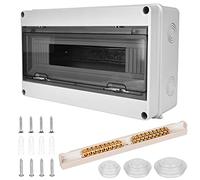 Coffret Electrique Etanche Exterieur: Boîte Etanche Electrique Exterieur IP65, Tableau Electrique 1 Rangée Etanche 18 Modules, Boîtier Electrique, Tableau Electrique Etanche Pour Disjoncteur Mural