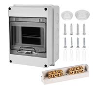 Coffret Electrique Etanche Exterieur: Boîte Etanche Electrique Exterieur IP65, Tableau Electrique 2 Rangées Etanche, Boîtier Electrique, Tableau Electrique Etanche Pour Disjoncteur Mural (5 Modules)