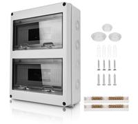 Coffret Electrique Etanche Exterieur Boîtier: Boîte Etanche Electrique Exterieur IP65, Tableau Electrique 2 Rangées, Boîtier Electrique Etanche, Coffret Electrique 24 Modules Pour Disjoncteur Mural