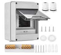 Coffret Electrique Etanche Exterieur IP65, Boîte de Distribution 5 Modules, Boite de Boitier Etanche Electrique, Boitier de Jonction, Armoire de Contrôle ABS de Surface en Plastique